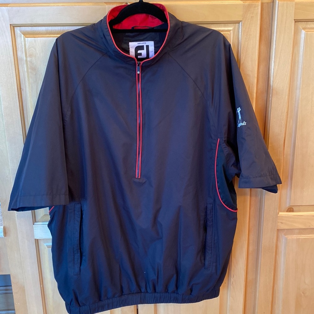FootJoy Dryjoys Tour Collection Men's Short Sleeve Windbreaker XL